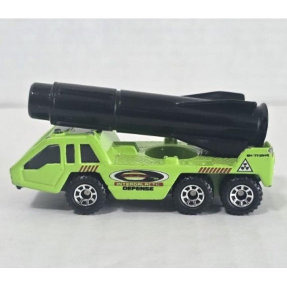 1985 Matchbox Transporter Truck With Mounted Missile Diecast 1:150 Scale